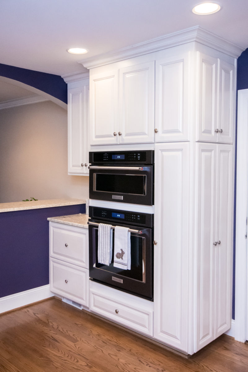Madison Park home, black oven and microwave 